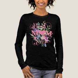 Beste-Mutter-aller-Zeiten Florales Wasserfarben-De Tri-Blend Shirt
