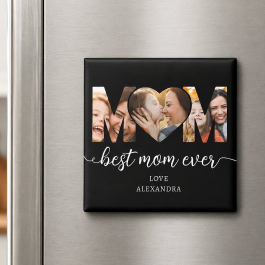 Beste Mutter Aller Zeiten Foto Collage Geschenk fü Magnet