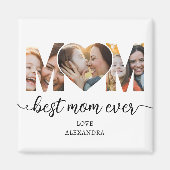 Beste Mutter Aller Zeiten Foto Collage Mutters Ges Magnet (Vorne)