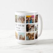 Beste Mutter Aller Zeiten Foto-Collage-Tasse Gesch Kaffeetasse (VorderseiteRechts)