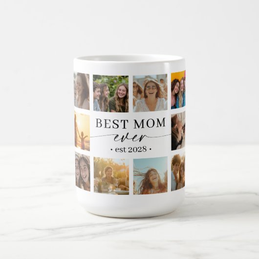 Beste-Mutter-aller-Zeiten-Foto-Collage-Tasse-Gesch Kaffeetasse (Mittel)