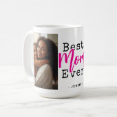 Beste Mutter Aller Zeiten Foto Muttertag Kaffeetasse (Vorderseite Links)