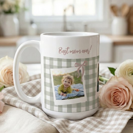 Beste Mutter Aller Zeiten Fotocollage Kaffeetasse