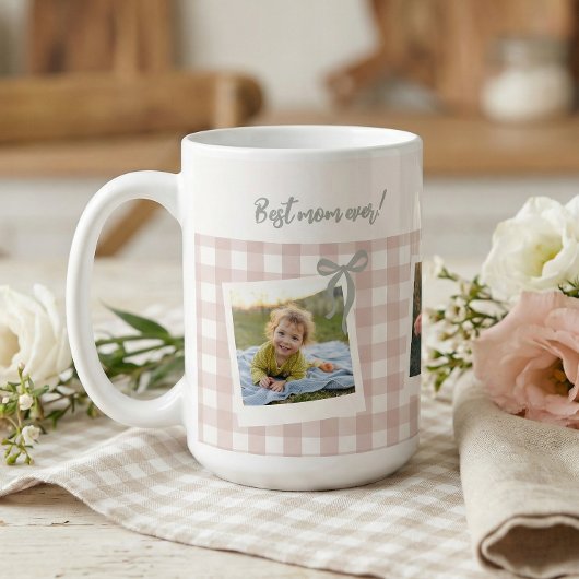Beste Mutter Aller Zeiten Fotocollage Kaffeetasse