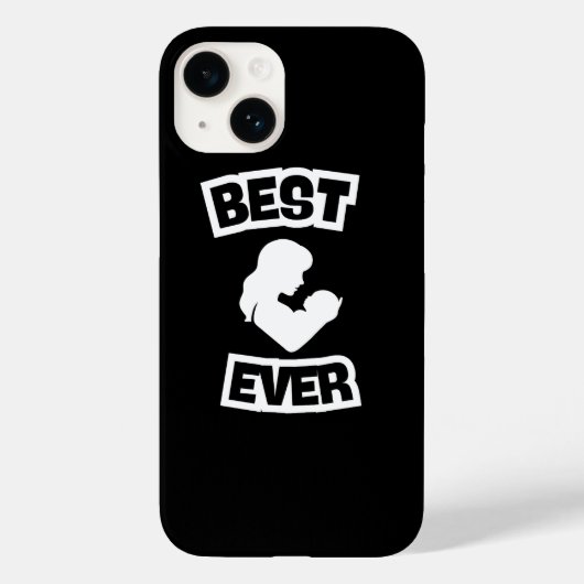 Beste-Mutter-aller-Zeiten-Geschenk – Rosa Silhouet Case-Mate iPhone Hülle (Rückseite)
