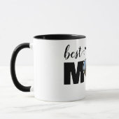 Beste Mutter Aller Zeiten Herz Foto Muttertag Tasse (Links)