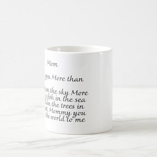 Beste Mutter aller Zeiten, in Liebe, Mama. Kaffeetasse (Mittel)