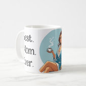 Beste. Mutter. Aller Zeiten.  Kaffeetasse (Vorderseite Links)