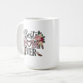 Beste Mutter Aller Zeiten Kaffeetasse Süßes Mutter (Vorderseite Links)