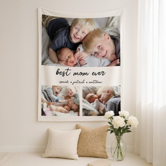 Beste Mutter Aller Zeiten Kinder Namen Fleecedecke