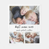 Beste Mutter Aller Zeiten Kinder Namen Fleecedecke (Vorderseite)