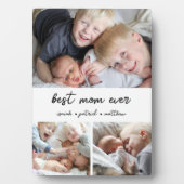 Beste Mutter Aller Zeiten Kinder Namen Fotoplatte (Vorderseite)
