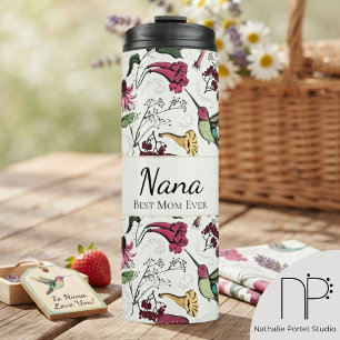 Beste Mutter Aller Zeiten Kolibri-Garten-Reise-Tum Thermosbecher