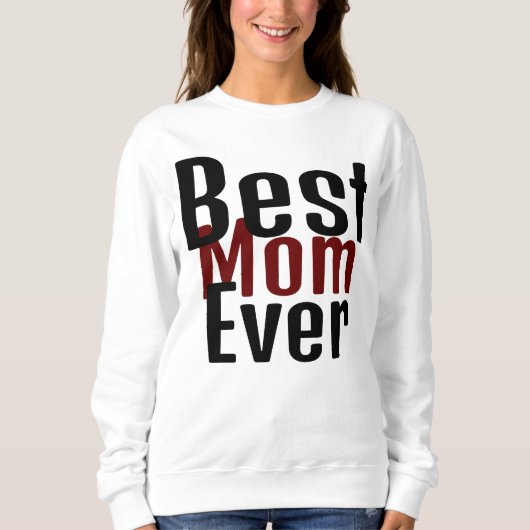 Beste Mutter aller Zeiten, Mama Mutter mama einfac Sweatshirt (Vorderseite)