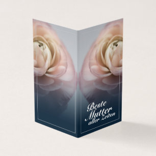 Beste Mutter aller Zeiten mit rosa Rose