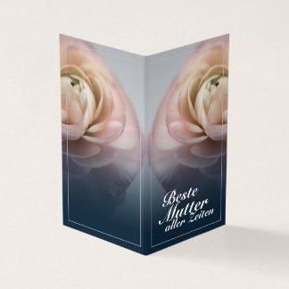 Beste Mutter aller Zeiten mit rosa Rose