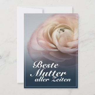 Beste Mutter aller Zeiten mit rosa Rose
