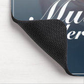 Beste Mutter aller Zeiten mit rosa Rose Mousepad (Ecke)