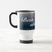Beste Mutter aller Zeiten mit rosa Rose Reisebecher (Links)
