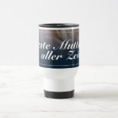 Beste Mutter aller Zeiten mit rosa Rose Reisebecher (Mittel)