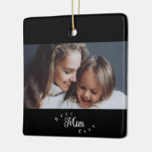 Beste Mutter Aller Zeiten Modern Einfach Keramikornament (Links)