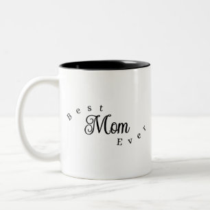 Beste Mutter Aller Zeiten Modern Einfach Zweifarbige Tasse