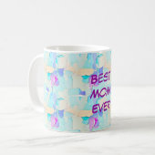 Beste-Mutter-aller-Zeiten-Mosaik Kaffeetasse (Vorderseite Links)