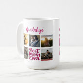 Beste Mutter Aller Zeiten Mutter Foto Collage Kaffeetasse (Vorderseite Links)