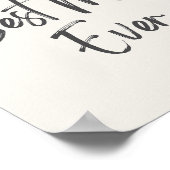 Beste Mutter aller Zeiten, Muttergeschenk Poster (Ecke)
