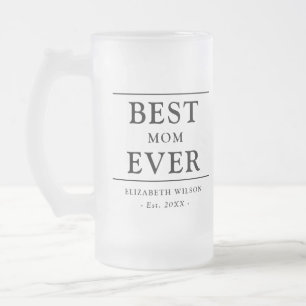 Beste Mutter Aller Zeiten Mutters Geschenk Mattglas Bierglas