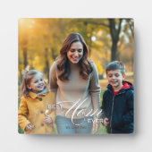 Beste Mutter Aller Zeiten Mutterstagsfoto Fotoplatte (Vorderseite)