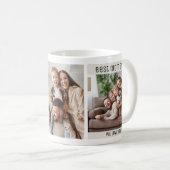 Beste Mutter Aller Zeiten Muttertag 3 Familienfoto Kaffeetasse (VorderseiteRechts)
