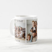 Beste Mutter Aller Zeiten Muttertag 3 Familienfoto Kaffeetasse (Vorderseite Links)