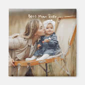 Beste Mutter Aller Zeiten Muttertag Benutzerfoto Magnet (Vorne)