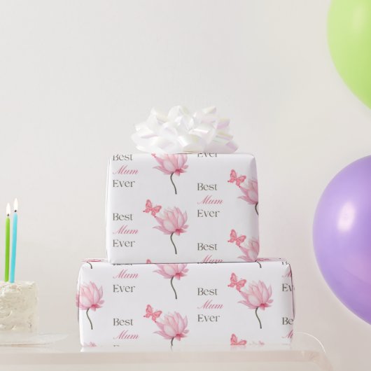 Beste Mutter Aller Zeiten Schmetterling Muttertag, Geschenkpapier (Partygeschenke)