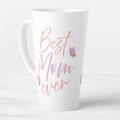 Beste-Mutter-aller-Zeiten-Schmetterling-Script-Kun Milchtasse (Linke Ecke)