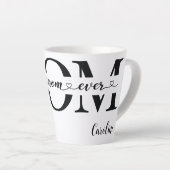 Beste Mutter aller Zeiten, schwarze Mutter Milchtasse (Rechte Ecke)