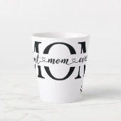 Beste Mutter aller Zeiten, schwarze Mutter Milchtasse (Vorderseite)