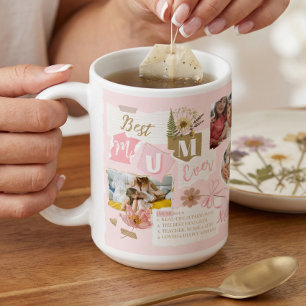 Beste Mutter Aller Zeiten Scrapbook Foto Collage G Kaffeetasse