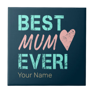 Beste Mutter Aller Zeiten Vintage-Mutter-Herz für Fliese
