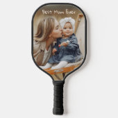 Beste Mutter Allerheiligen Muttertag Benutzerdefin Pickleball Schläger (Rückseite)