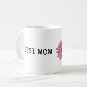 BESTE MUTTER ALLERZEIT Pinke Margerite Muttertag Kaffeetasse