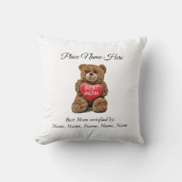 Beste Mutter Auszeichnung Zertifiziert von ihren K Kissen