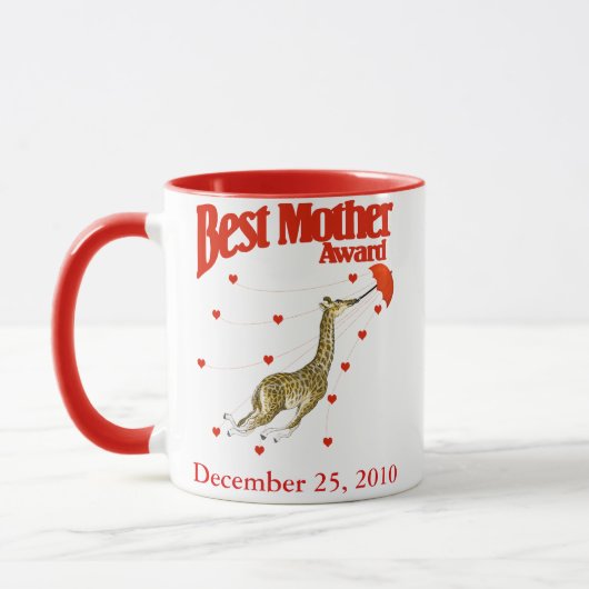 Beste Mutter-Award Tasse (Links)