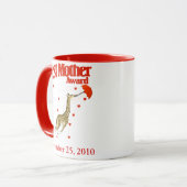 Beste Mutter-Award Tasse (Vorderseite Links)