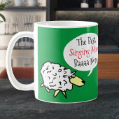 Beste Mutter beim Singen. Mama genießt das Singen. Kaffeetasse