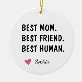 Beste Mutter Beste Freundin Bester Mensch Personal Keramik Ornament