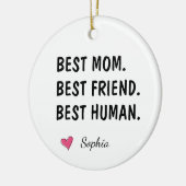 Beste Mutter Beste Freundin Bester Mensch Personal Keramik Ornament (Links)