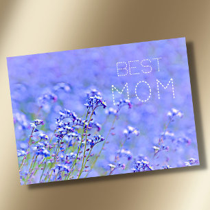 Beste Mutter beste Mutter überhaupt Pastell elegan Karte