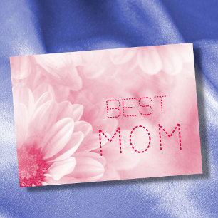 Beste Mutter beste Mutter überhaupt Pastell elegan Karte